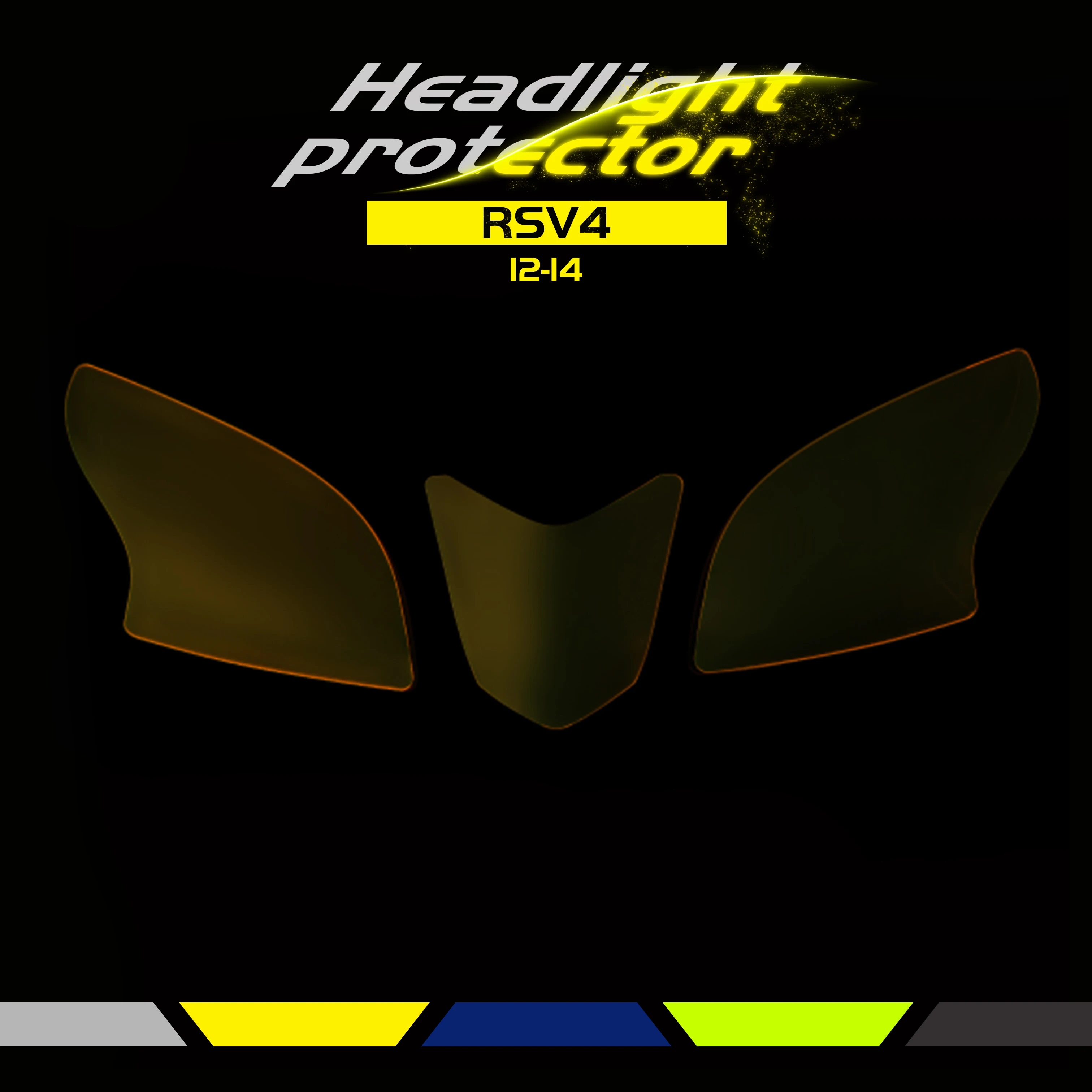 

For Aprilia RSV4 RR RSV4 RF 2015-2018 Motorcycle Front Headlight Protector Cover Shield Screen Lens Acrylic