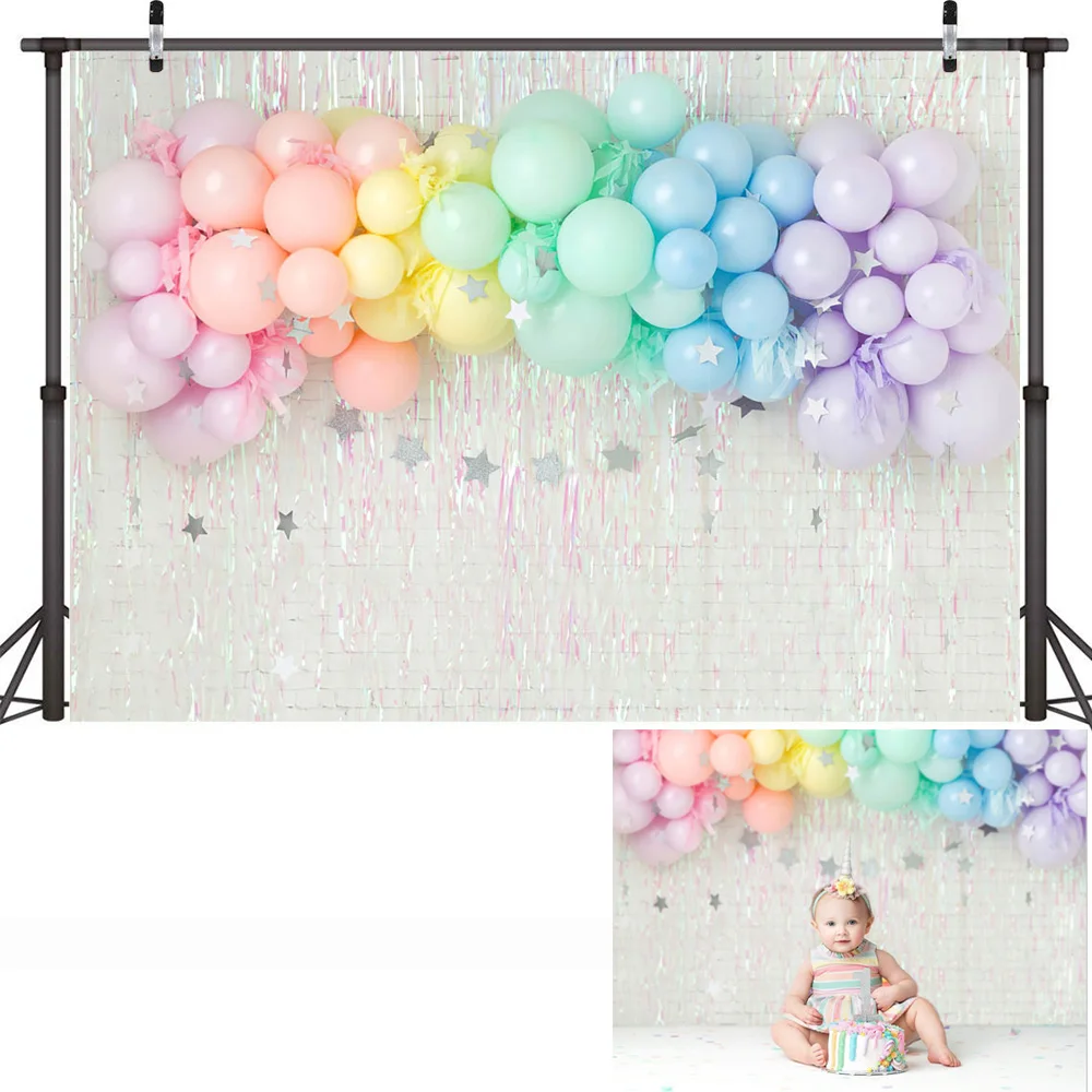 Children Portrait Backdrop for Photo Studio Newborn 1st Birthday Cake Smash Background Photography Party Decoration Photo Shoot
