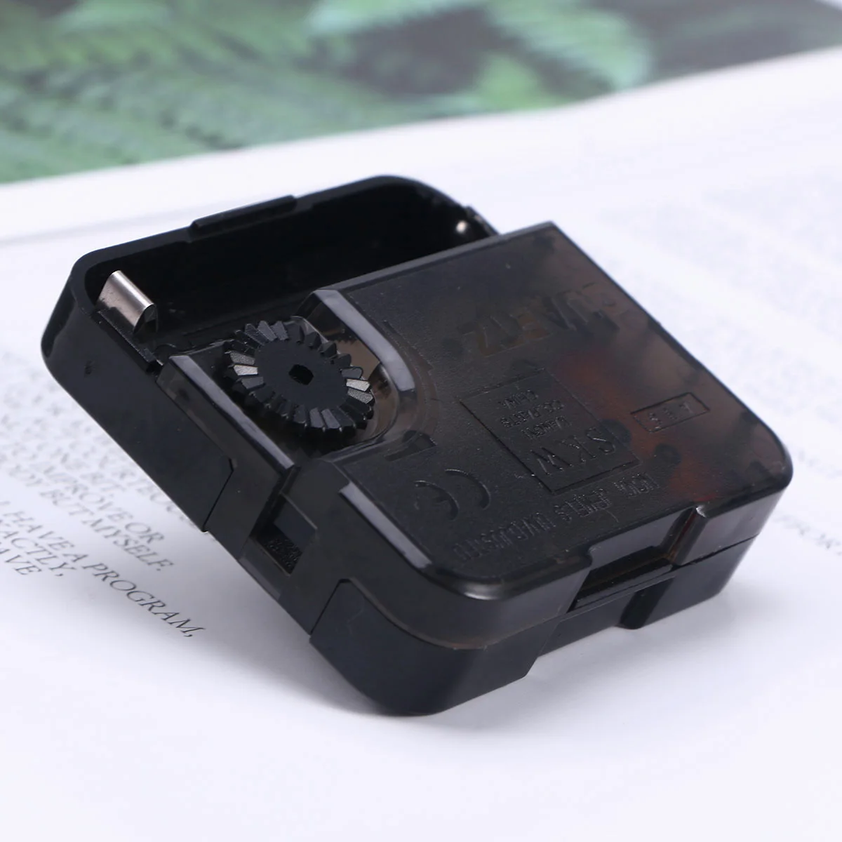 DIY Wall Clock Movement Mechanism Battery Operated DIY Repair Parts Replacement Reusable Clock Replacement Movement Parts Black