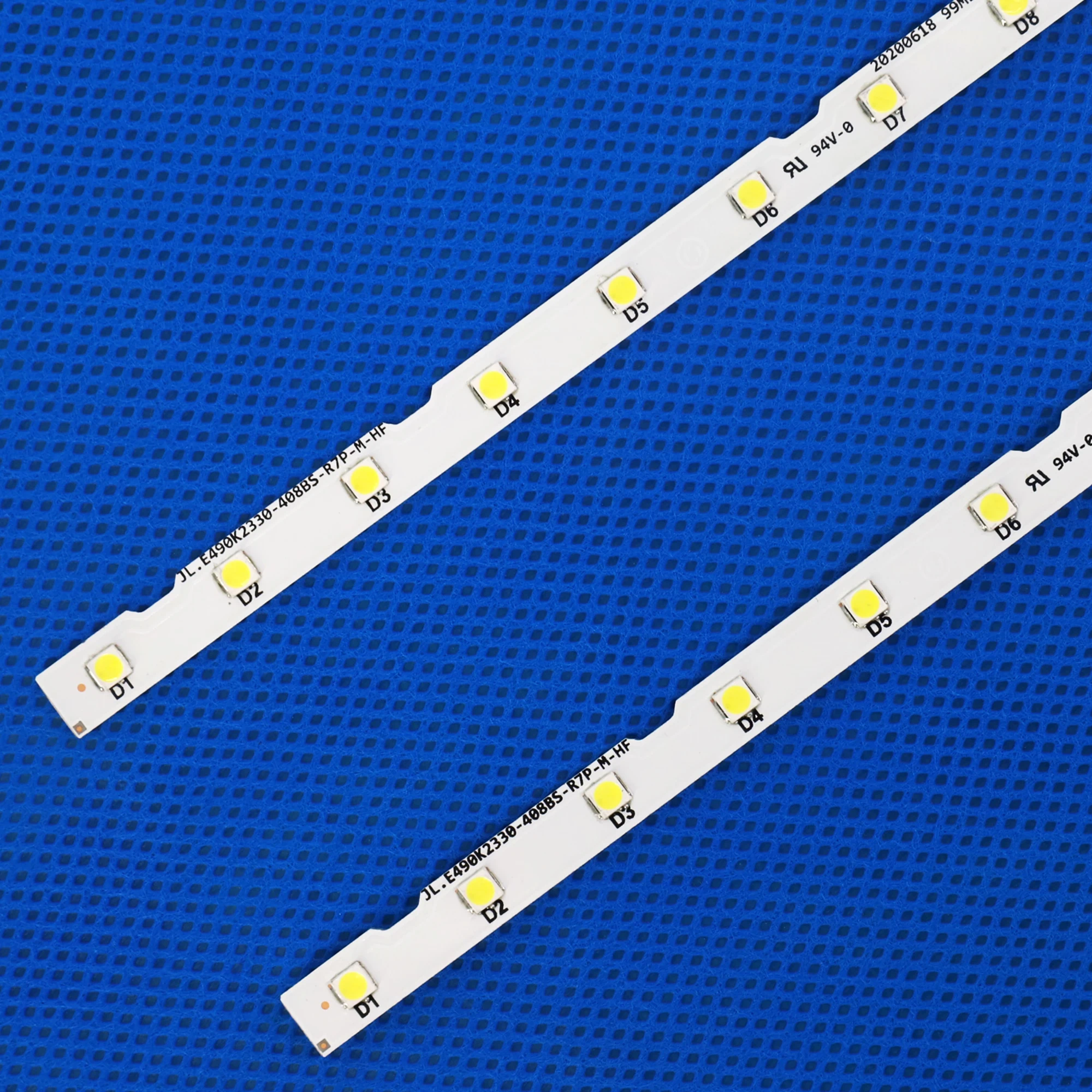 10pcs/Lot LED Backlight Strip for Samsung UE49NU7172 UE49NU7670 UE49NU7140 UE49NU7100 NU7100_STS49081_38LEDS_3030F AOT_49