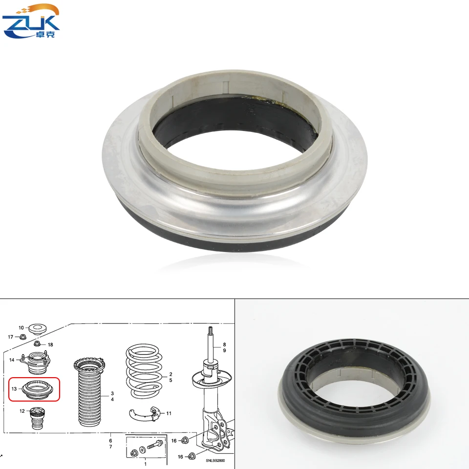 ZUK Front Shock Absorber Mounting Bearing For HONDA CIVIC 2006-2011 FA1 FD1 FD2 OEM:51726-SNA-013