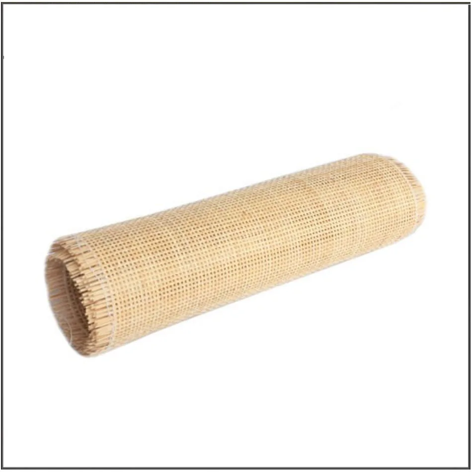 Decoração quadrada natural do Rattan, material real 40 do reparo da mobília da decoração da parede do Rattan do Webbing da cana 45 50 60cm 1m