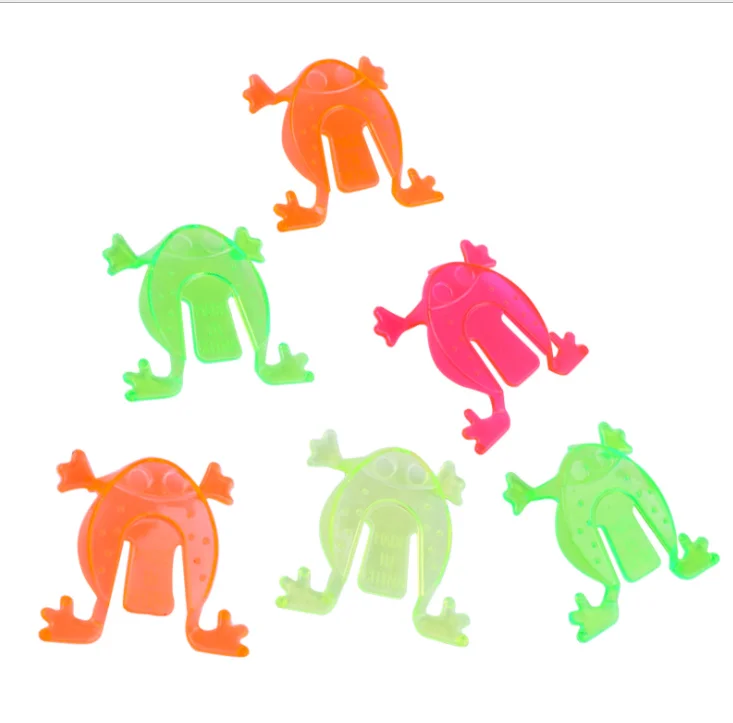 Jumping Frogs Hoppers Game Kids Party Favor Birthday Party Toys Cute Mini Bouncing Frog Decompression Toys For Girl Boy Gift