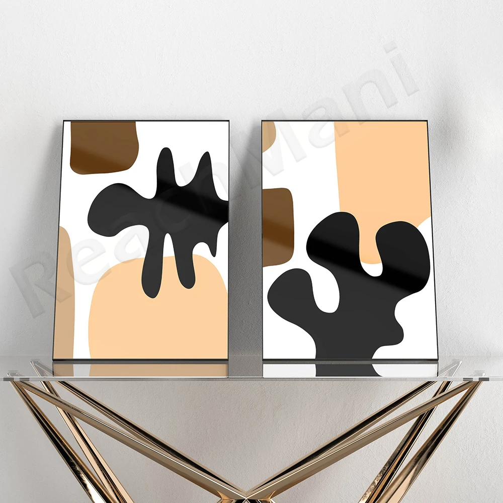 Abstract Art Posters BROWN | Printable Wall Art | Living-room art | Poster Art | Digital Art |Mid Century|Home Decor | Wall Art