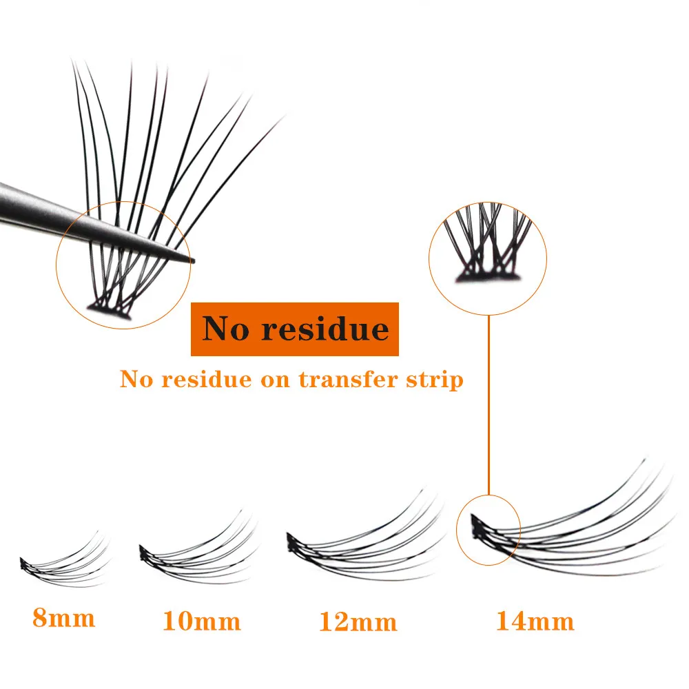 10D 60 Clusters/Box Cluster Eyelashes,Thick Individual Eyelash Extension Eyelashes Bunches Professional Makeup False Eyelashes