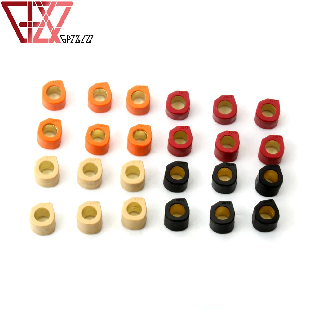 6pc Racing Variator Roller Weights 9gram 11gram 13gram 15g 20x17mm For Peugeot Satelis 125 Elyseo Jetforce 125cc  Scooter Engine