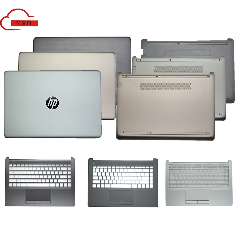 

New Original For HP 14-CF 14S-CF 14S-CR 14-DF 14-DK L24469 Laptop Cases LCD Back Cover Front Bezel Plamrest Bottom Base Case