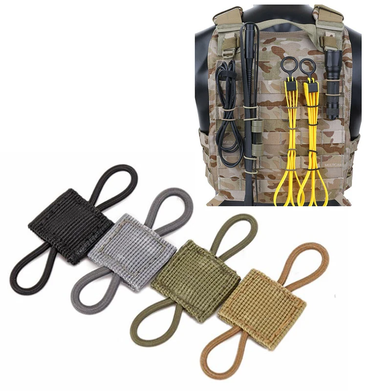 ar 15 Tactical vest accessories molle system sling adapter buckle PTT fixed strap for hunting camping airsoft