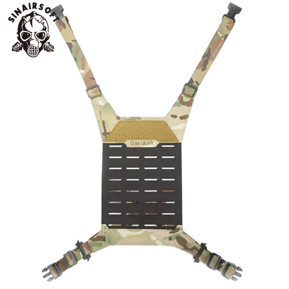 Taktische D3 SS MK Brust Rig Jagd Airsoft Molle Weste Brust Rig Strap Universal Weste Zurück Panel Ausrüstung Zubehör