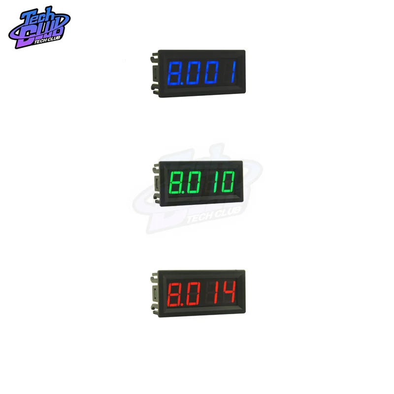 DC 4-30V 4-bit 0.56 Inch Ammeter 0-10A LED Digital Display Panel High Precision Ammeter Tester Tests Current