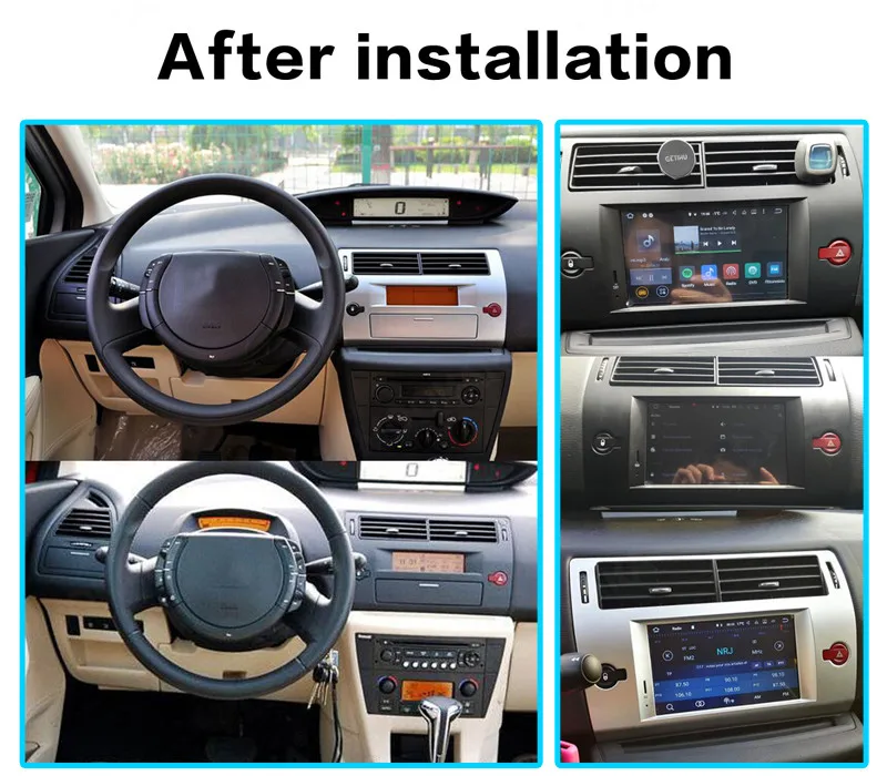 Android 10.0 4Gb+64GB GPS Navigation For Citroen C4 Quatre Triumph 2004-2012 Multimedia Player radio stereo headunit