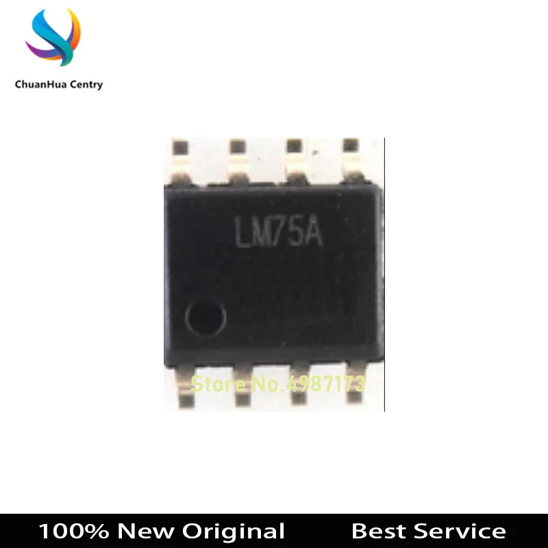 

10 Pcs/Lot LM75AD SOP8 100% New Original In Stock