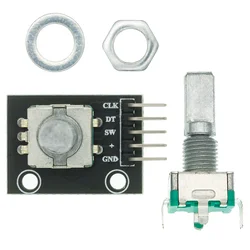 360 Degrees Rotary Encoder Module For Arduino Brick Sensor Switch Development Board KY-040 With Pins