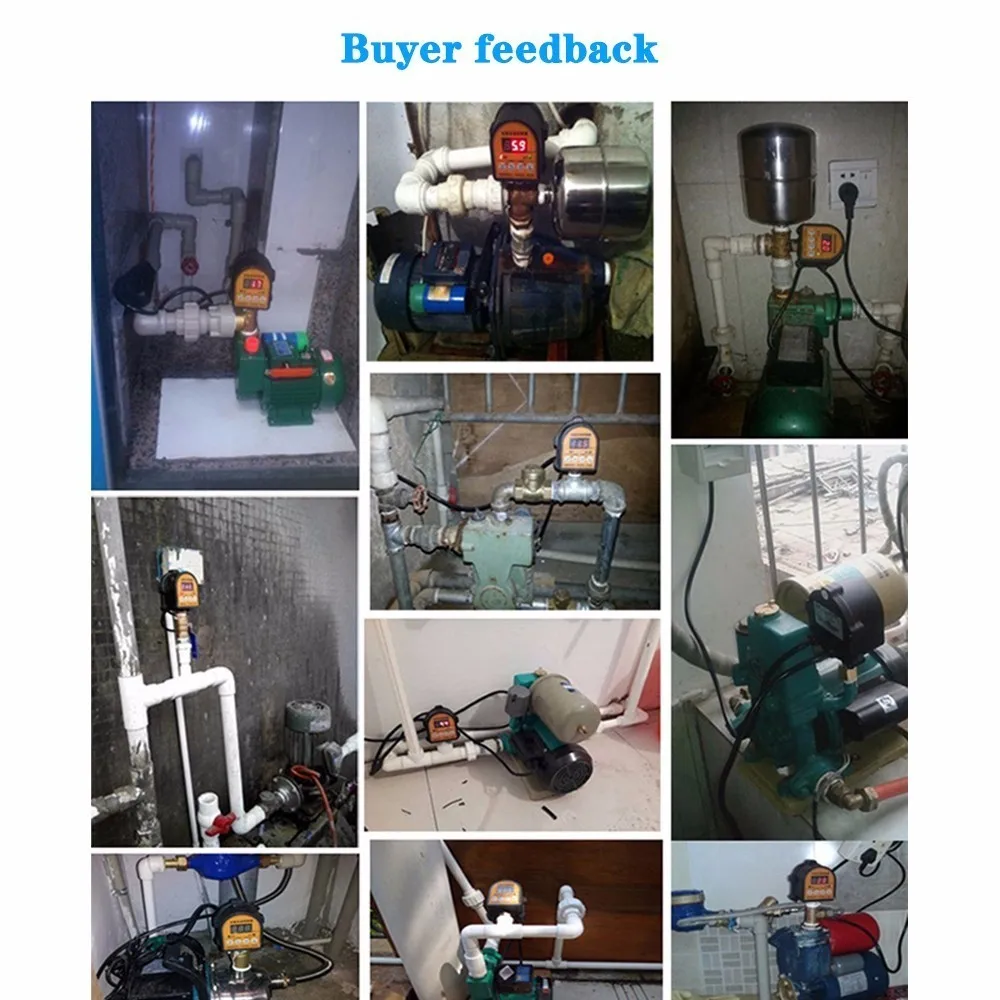 Pressure Control Switch Digital LED Display Water Pump G1/4\