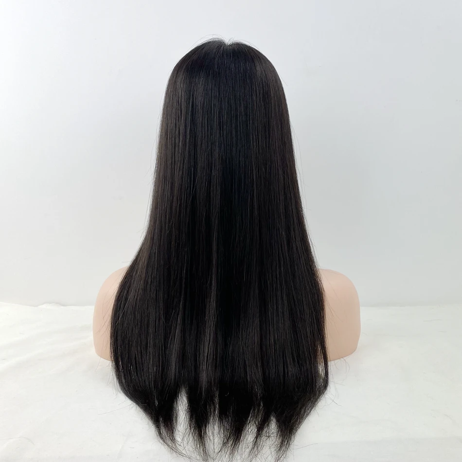 Linea sottile invisibile Topper Base naturale tonificante per le donne bianche con fermaglio per capelli diradamento su pezzi di capelli