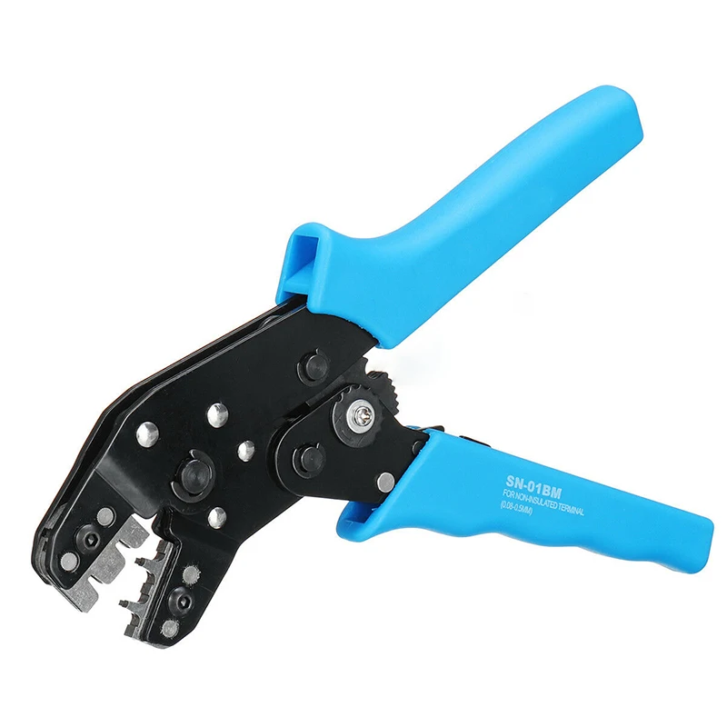 SN-01BM Pin Crimping Tool Pressed Pliers Electrician Tools HCS Crimping Plier 28-18AWG Terminals Cable Crimper Accessories