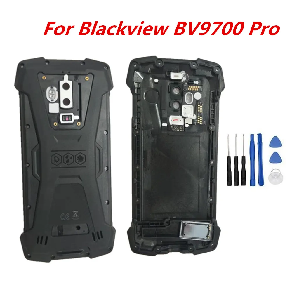 New Original For BLACKVIEW BV9700 PRO 5.84'' Cellphone Housings Back Battery Cover Case Repair Parts For BLACKVIEW BV9700 Pro