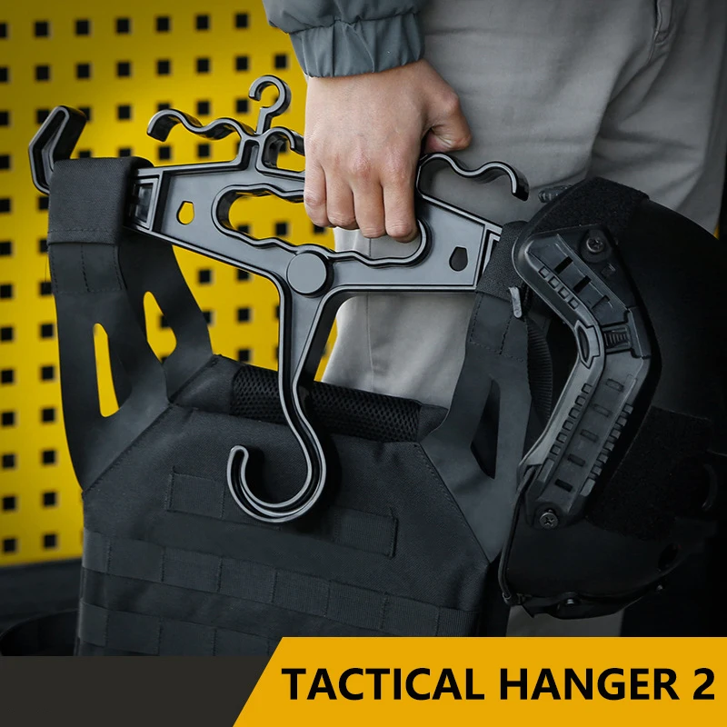 

Heavy Duty Tactical Hanger, Durable Hanger, Army Vest, Hunting Utility, Airsoft Gear, Paintball Equipment