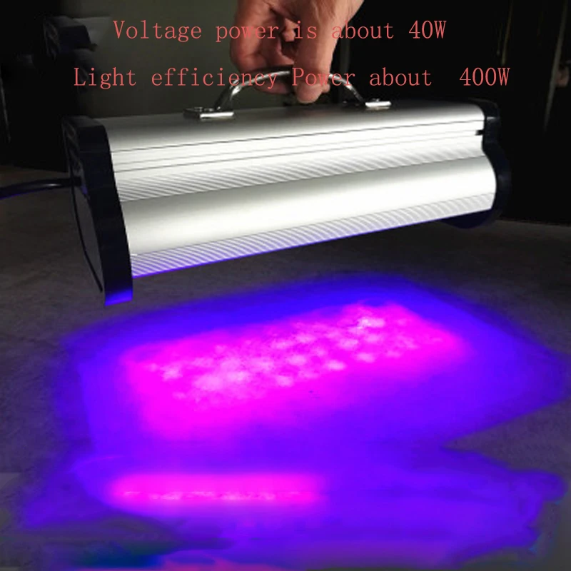 Imagem -06 - Lâmpada de Led uv 365nm 395nm 405nm 400w Luz Ultravioleta para Impressão a Óleo Cura Máquina de Pintura de Tinta de Vidro Tela de Seda