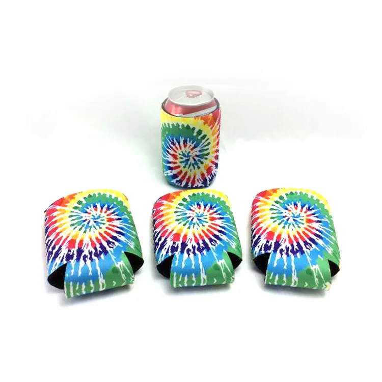 Promotional Sublimation Beer Can Holder Printed Neoprene Can cooler Insulated Stubby Holder