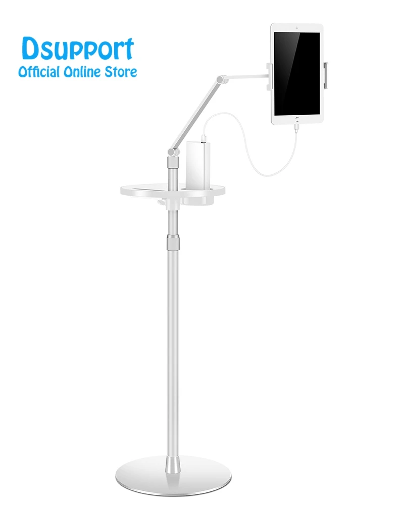 Suporte para smartphone com super altura ajustável, 2 em 1, para tablet e pc, suporte para smartphone, rotação em 360 graus