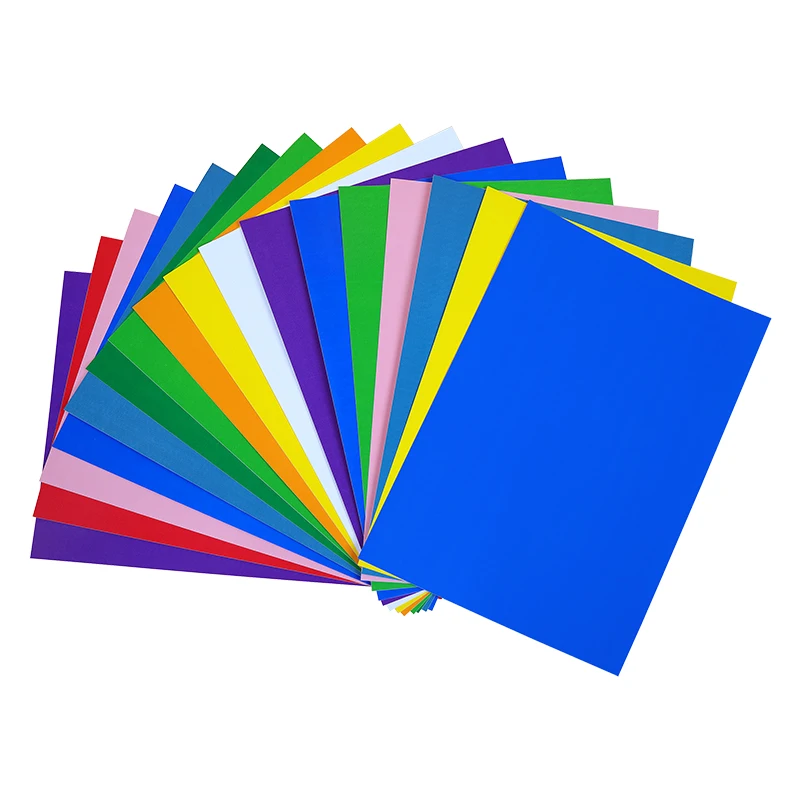 Papier autocollant coloré A4 PP pour imprimante laser, étiquette synthétique brillante, imperméable, ne se décolore pas, rouge, jaune, bleu, vert