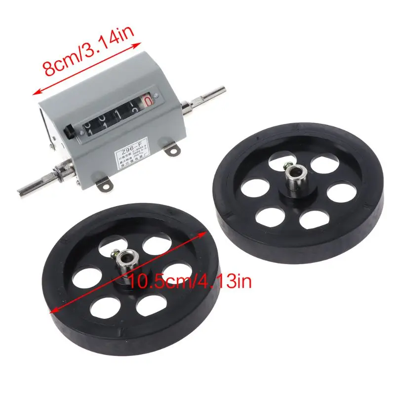 Z96-F Mechanical Length Counter Meter Counter Rolling Wheel 1-9999.9M Drop Ship