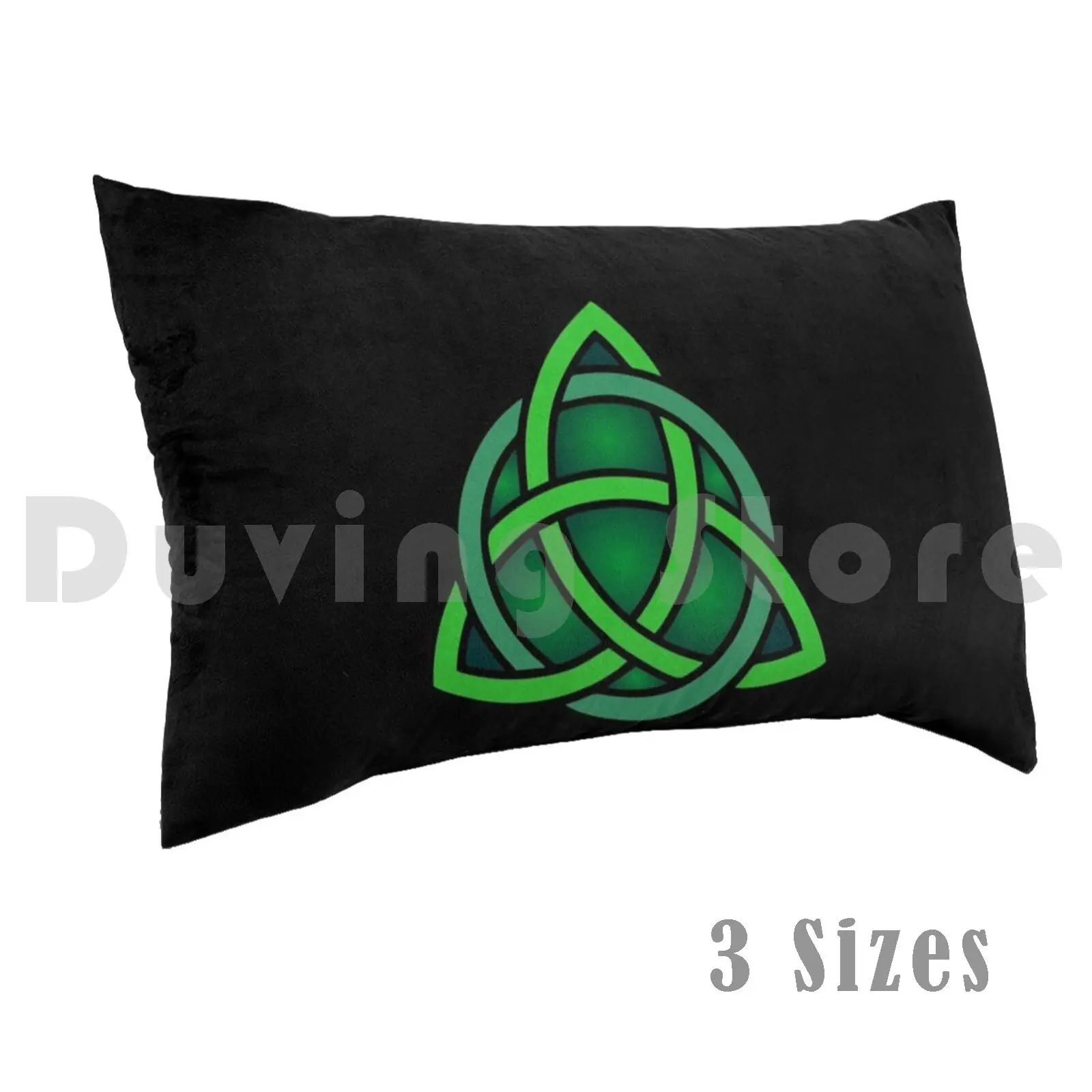 

Knot SymbolPillow case Green Knot Mystic Religious Symbol Spiritual Pagan Runes Sign Irish