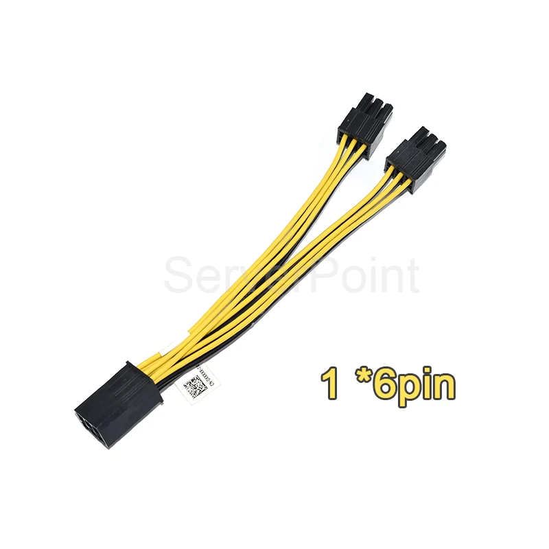 

Well Tested 1 *6PIN Male To Dual 6PIN Female Video Card VGA Power Adapter Cable For DELL Server 48570-28K-0006-P00