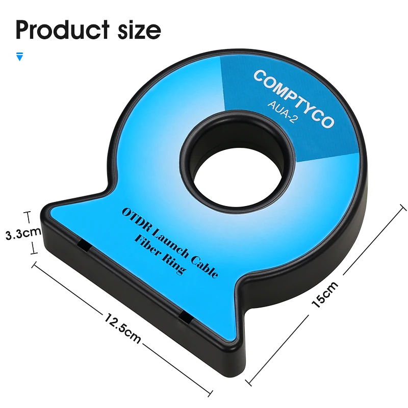 1000M Single Mode SC/FC/ST/LC(UPC/APC) OTDR Launch Cable AUA-2 OTDR Test Extension Cord OTDR Dead Zone Eliminator Fiber Ring 1KM