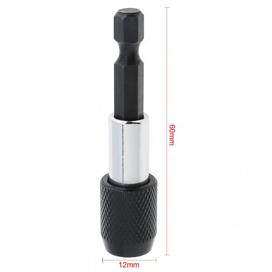 1/4 in Impact Drive Shank Quick Change Holder Hex Bit Drill Chuck Adapter Hot for Electric Drill Screwdriver Power Tools