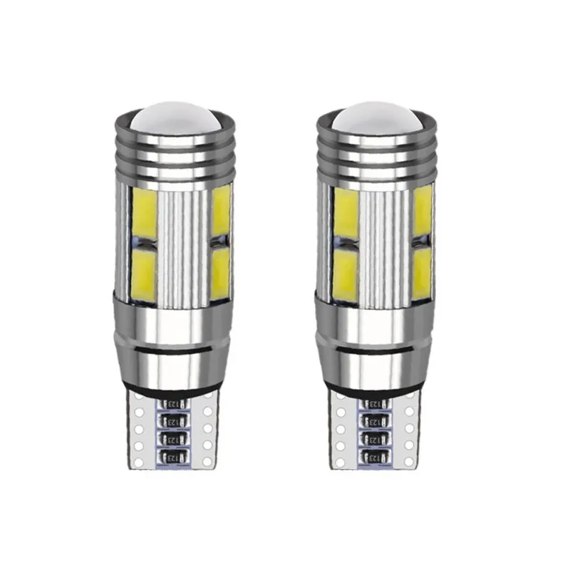 2Pcs T10 W5W 10SMD 5630 5730 LED Bulbs Car Marker Light Auto Clearance Lamp For Ford Focus 2 3 Fiesta Mondeo Ecosport Kuga