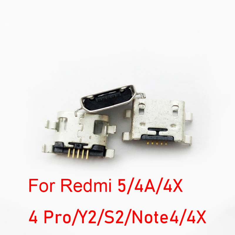 10-100 sztuk złącze dokowania ładowania dla Xiaomi Redmi NOTE 4 4X / Redmi 4A 4X 5/4 Pro/Y2/S2 Micro USB ładowarka gniazdo gniazdo wtykowe