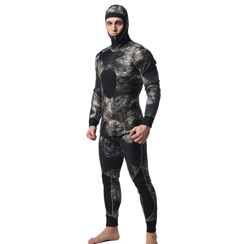 

5mm Wetsuits Swim Women Men's Diving Suit Fishing Clothes Split Scuba Snorkel Swimsuit Spearfishing Surfing Jumpsuit Equipment