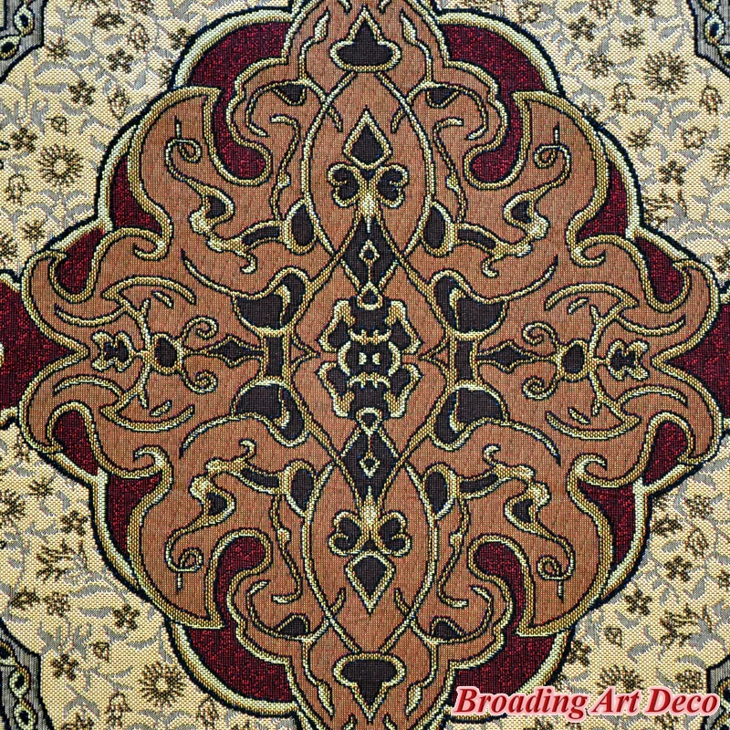 Imagem -03 - Tapeçaria de Parede Estilo Marrocos ii Tecido Jacquard Decoração de Arte Têxtil para Casa Algodão Aubusson Tamanho 100 x cm