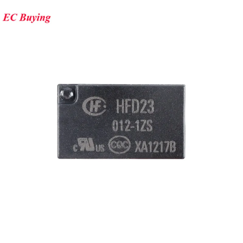 1Pc-5Pcs HFD23 Mini Relays HFD23-005-1ZS 012-1ZS 024-1ZS DC 24V 12V 5V 6Pin Ultra Small Highly Sensitive Power Relais Rele