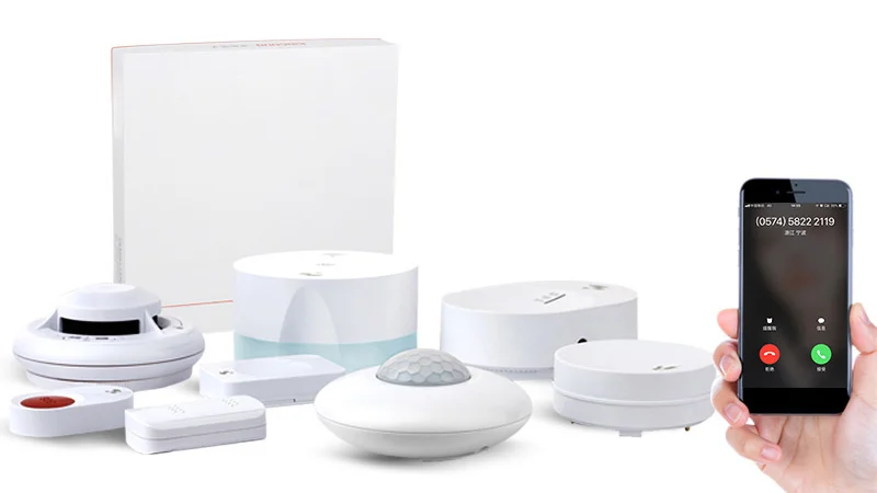 Alarms Systems Customize Home House WIFI Wireless Intelligent  Guard Fire prevention Smoke Detector Safety Kit