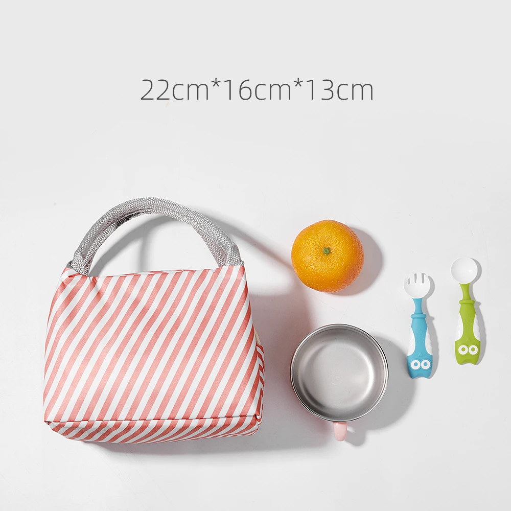 Sac à lunch portable étanche, sac à main isotherme, poudres à bento, Quefissurainer, stockage des aliments à l\'école, sacs fourre-tout