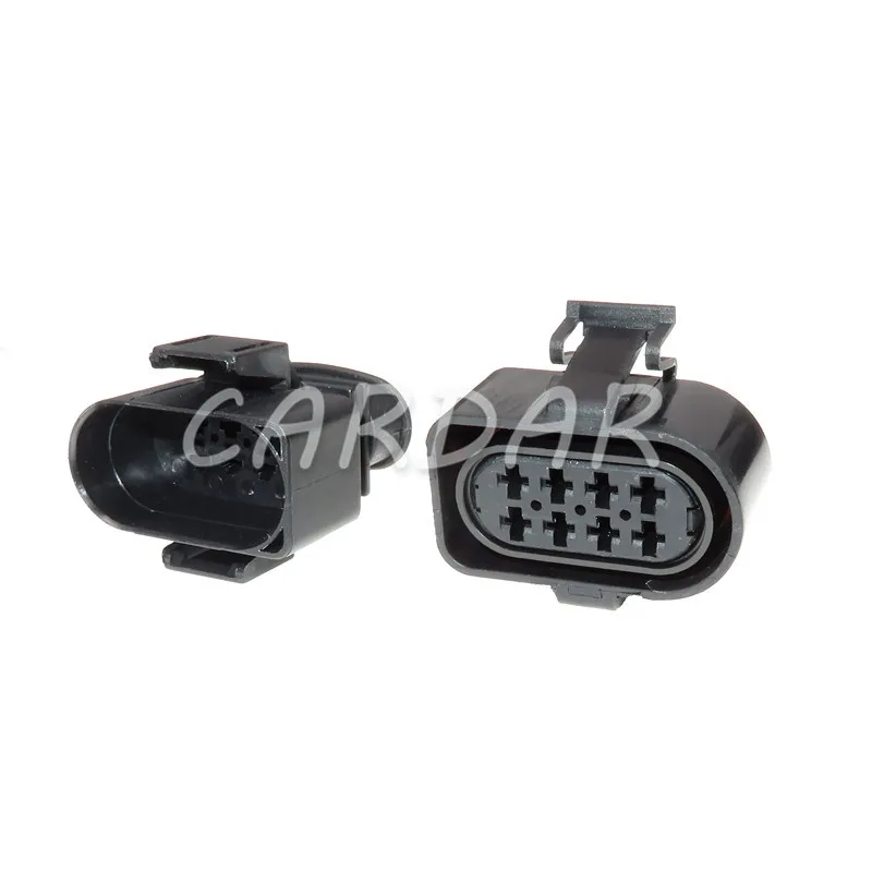 1 Set 8 Pin 3.5mm 3A0973834 3A0973734 3A0973834 3A0973734 Waterproof Automobile Electrical Connector Sockets AC Assembly For VW