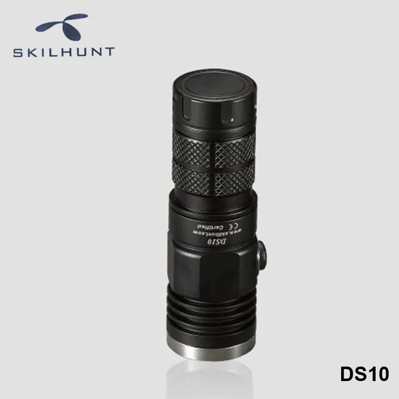 Skilhunt DS10 DS15 DS16 DS21 CR123 AA 14500 18650 EDC Flashlights Bright Waterproof Cree LED Pocket Torchlight with Magnet Tail