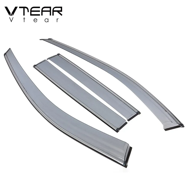 

Vtear автомобильный оконный козырек ПК дождевик пластина крышка солнцезащитный козырек внешние аксессуары для стайлинга автомобиля декоративные детали для Haval Jolion