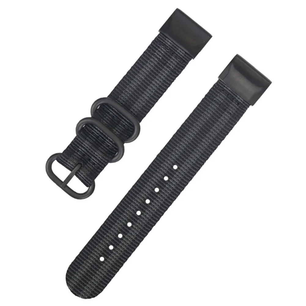26 22 20mm Nylon Watchband for Garmin Fenix 5X 5 5S Plus 3 3 HR/Forerunner 935/945 Quick Release Easy Fit Watch Strap Band