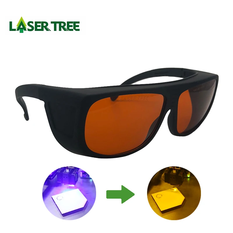 TUBD4-S5 de árbol láser OD4, gafas protectoras de seguridad, 190-490nm, T3GD4-S5, 190-550 y 800-1100nm