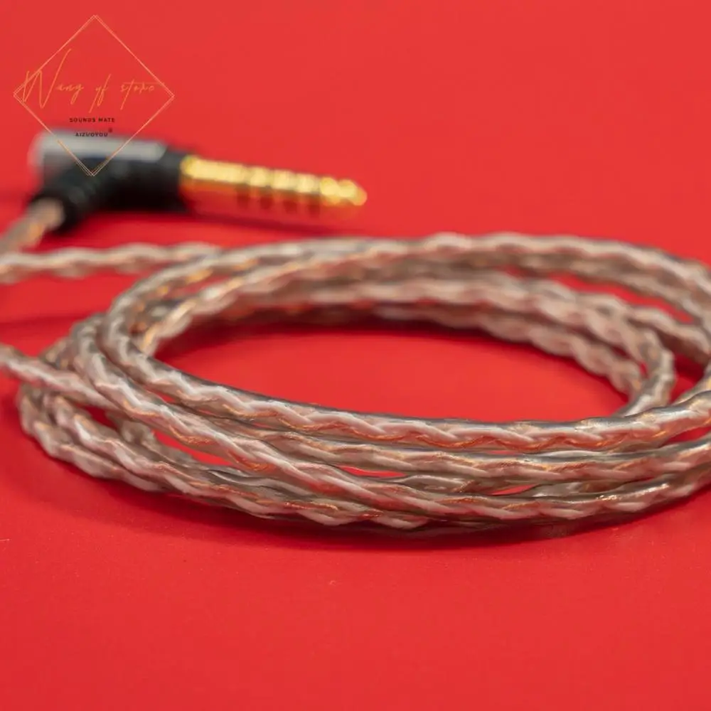 2.5Mm 4.4Mm Occ Balanced Audio Cable For Denon Ah-D1200 Ah-Gc25 Ah-Gc30 Shure Aonic 50 Headphones 3.5mm Stereo