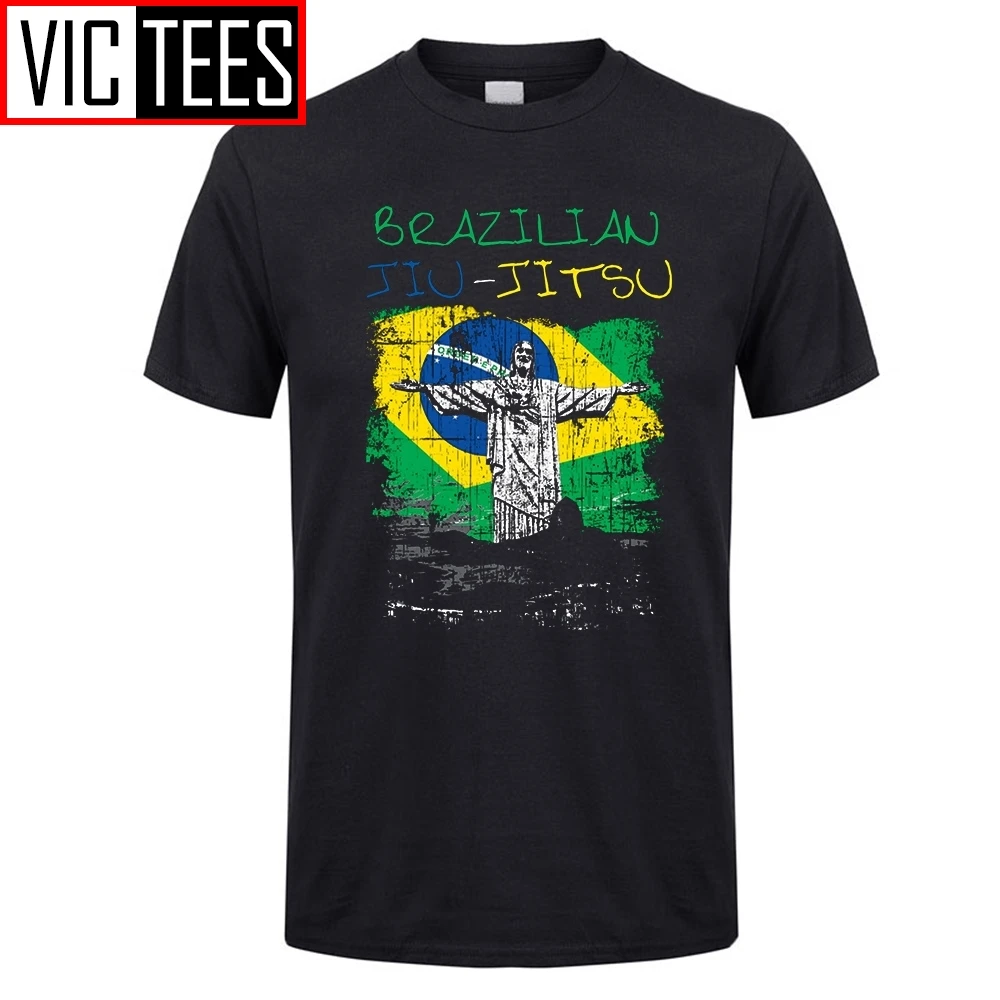 Men T Shirt Brazilian Jiu Jitsu BJJ Brazil Man O JudBrazil Custom Work Teesd Clothing Male Make T-Shirts