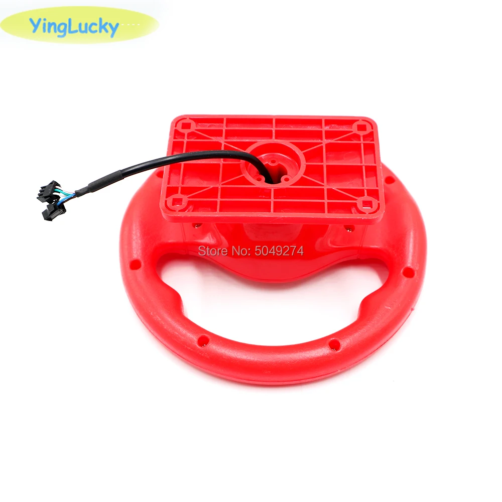yinglucky Steering wheel 31 in 1 racing flame steering wheel swing doll car steering wheel car travel road children arcade view 3