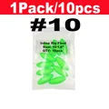 10 piezas verdes talla 10