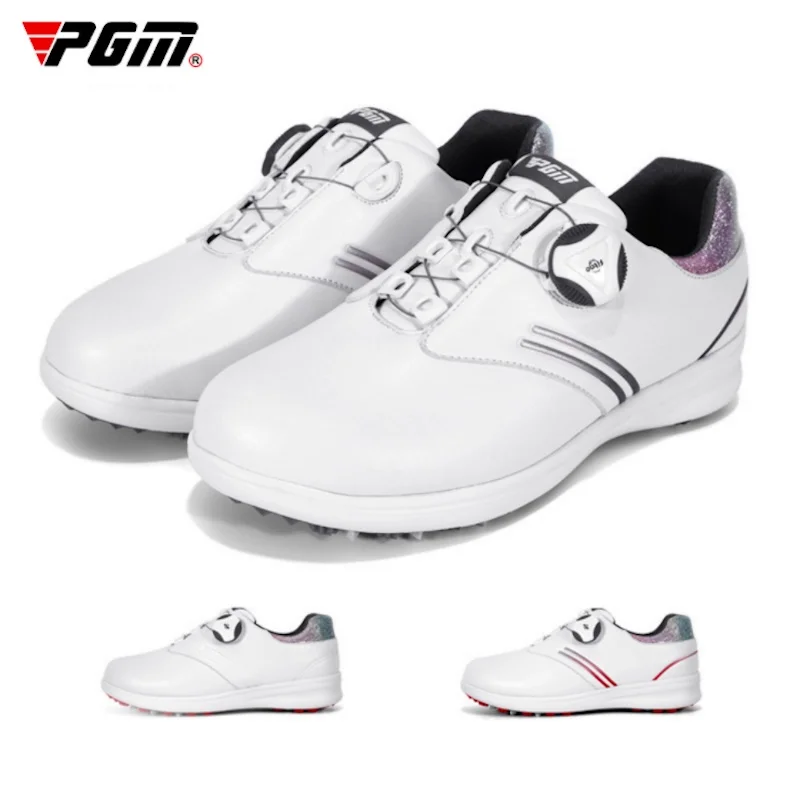 

PGM Golf Women's Shoes Waterproof Casual Sports Lady Sneakers Quick Lacing Breathable Non-Slip XZ158 Wholesale