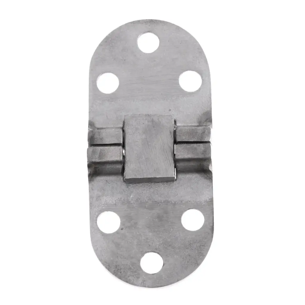 Durable Marine 316 Stainless Steel Flush Strap Hinge Door Hinge for Marine Fishing Boat Yacht RV Dinghy Home Desk Replacement