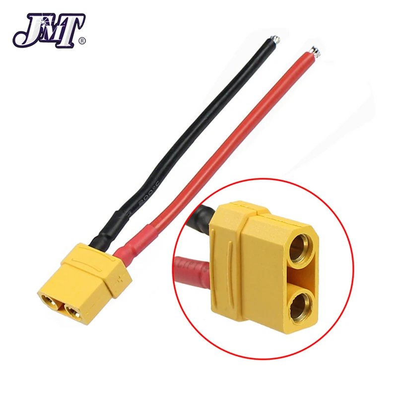 100PCS JMT RC Battery Cable T90 Head Welding Wire 10CM Male Female Connector Plug Cable for RC Racing Drone Accessories